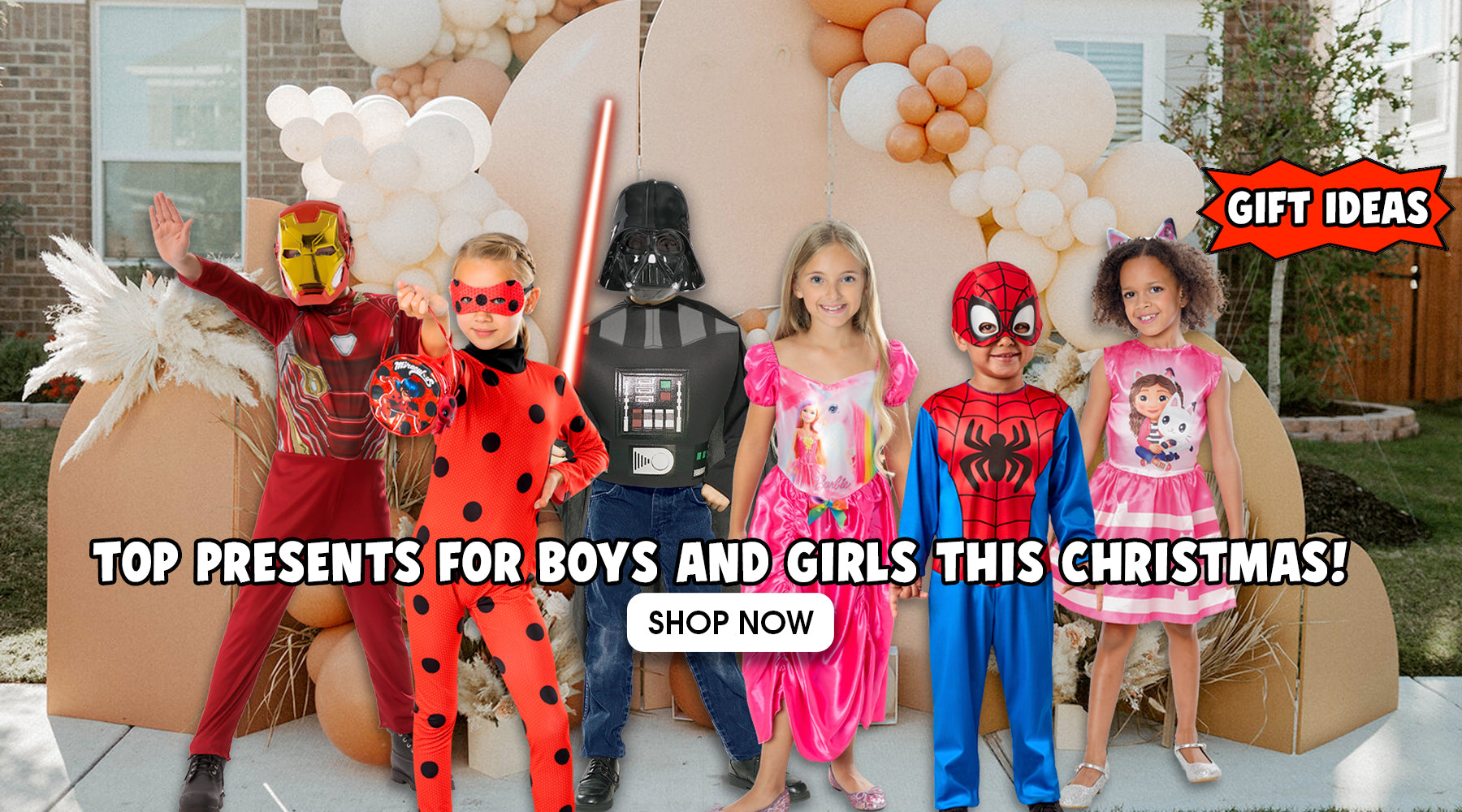 Looking for Christmas present ideas for boys and girls? Check out this curated list of great costumes ideas to make the perfect Xmas Gift!