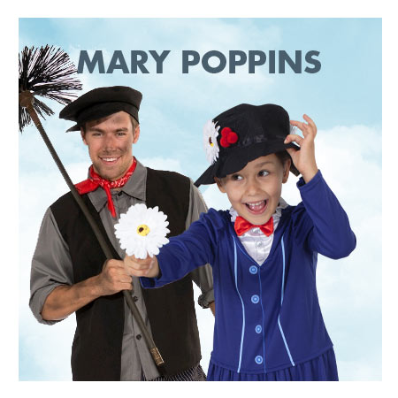 Dressing up as Mary Poppins or Bert from P.L. Traver's novel is a great option for book week 2023. Check out the costume available at Costume Super Centre Australia