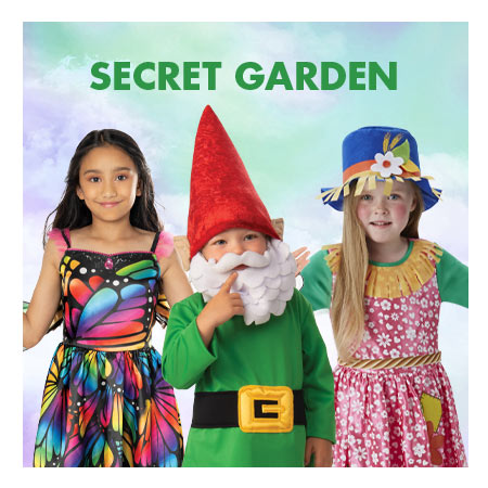 The Secret Garden is a magical place full of butterflies, gnomes and scarecrows that can talk. Check out this range of book week costumes at Costume Super Centre Australia