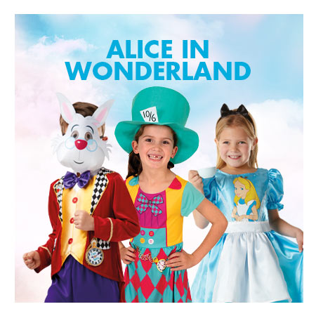 Alice in Wonderland costumes are a great book week dress up idea for kids and teachers! Check out the range at Costume Super Centre Australia