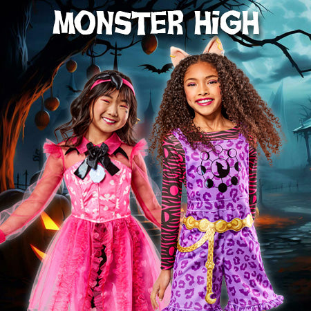 Make it a Halloween 2023 to remember with these new Monster High costumes for kids and adults. Order online at Costume Super Centre Australia