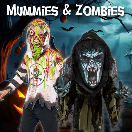 Beware the walking dead! This Halloween 2023 they'll be roaming your neighbour looking for brains. Or lollies. Join in the undead fun with these fun costumes at Costume Super Centre Australia