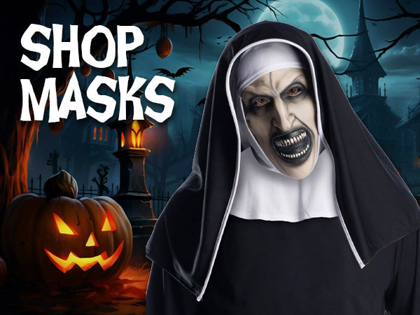A mask is a simple way of joining the Halloween 2023 fun. Check out our range of seriously creepy and not so creepy masks at Costume Super Centre Australia