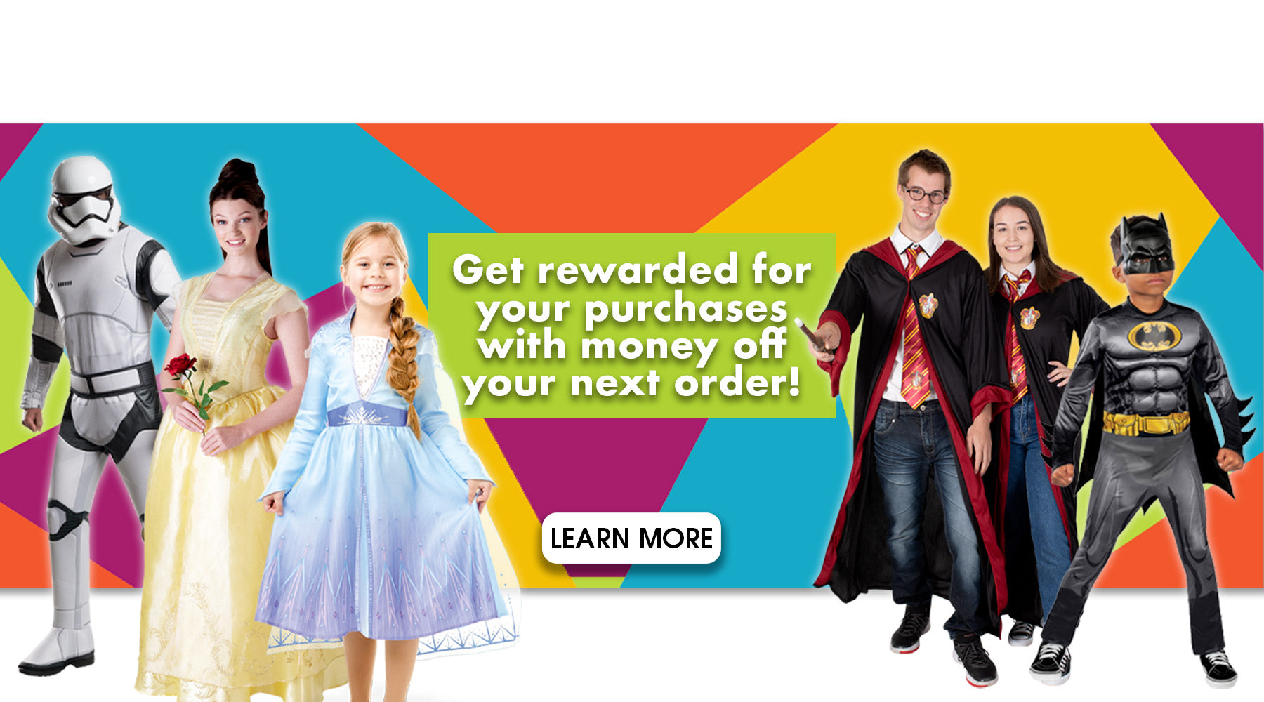 Get rewarded for every purchase $69 and over at Costume Super Centre Australia! For all your kids costumes and adult costume needs! Now available NECA collectibles! Orders $69 and over also get FREE Express shipping!