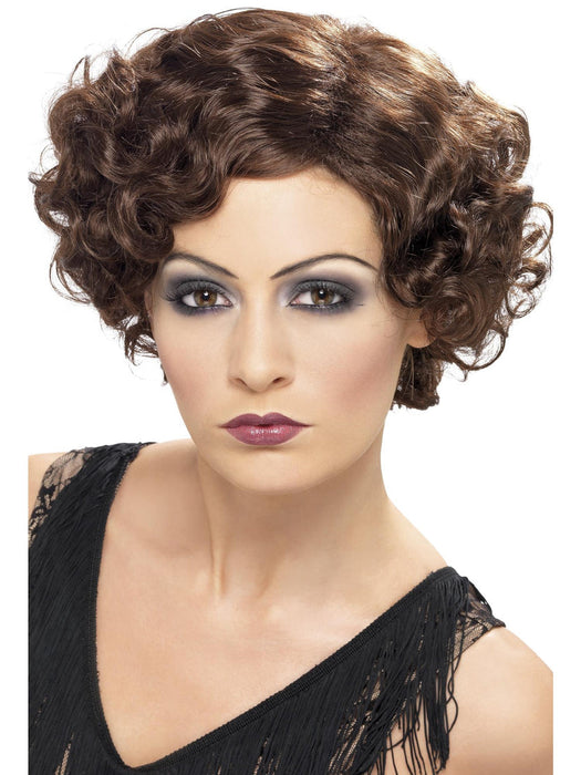 Buy 1920s Flirty Flapper Wig for Adults - Brown from Costume Super Centre AU
