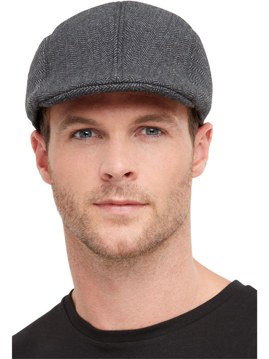 Buy 1920s Gangster Flat Cap for Adults - Grey from Costume Super Centre AU