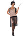 Buy 1920s Pink & Black Flapper Costume for Adults from Costume Super Centre AU