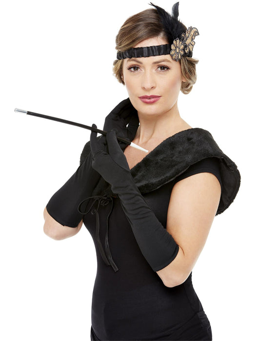 Buy 20s Black & Gold Accessory Kit for Adults from Costume Super Centre AU