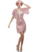 Buy 20s Pink Vintage Flapper Costume for Adults from Costume Super Centre AU