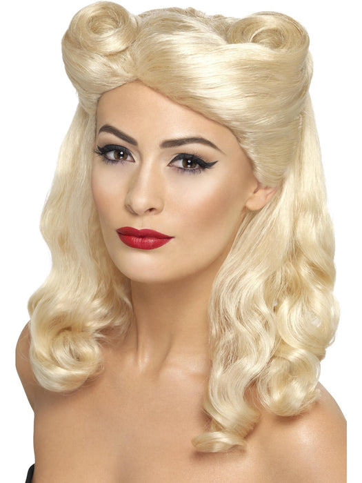 Buy 40s Blonde Pin-Up Wig for Adults from Costume Super Centre AU