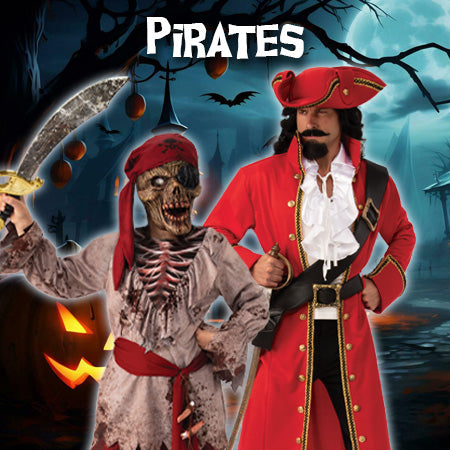 Argh! Halloween 2023 is coming and the pirates are out in force! Whether you go the traditional option, or something a little more decaying, we've got Pirate costumes a plenty at Costume Super Centre Australia