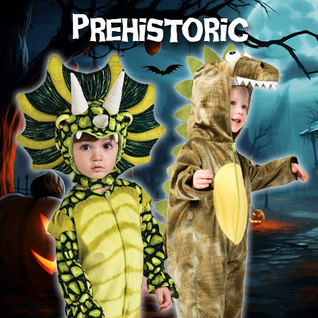 Who can resist these cute costumes? Your neighbours will be handing out lollies like the asteroid is coming! Order your prehistoric dinosaur costumes at Costume Super Centre Australia