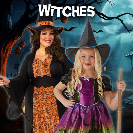 Which witch will you be for Halloween 2023? From the dark and brooding to the bright and fun, there are witch costumes for kids and adults at Costume Super Centre Australia