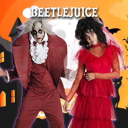 Celebrate the Tim Burton classic Beetlejuice with these official costumes! Beetlejuice is the perfect blend of funny and scary - just what Halloween 2026 should be! Order online at Costume Super Centre Australia