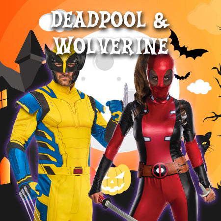 They're our favourite smart-talking superhero duo and make a great pairs or couples costumes for Halloween 2026. Order Deadpool & Wolverine costumes online at Costume Super Centre Australia