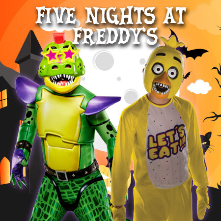 FNAF makes for a super fun Halloween 2026! Get your official Five Nights at Freddy's costumes online at Costume Super Centre Australia
