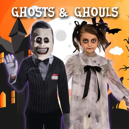 For a Spooky Halloween 2026 check out our favourite Ghost & Ghouls costumes online at Costume Super Centre Australia
