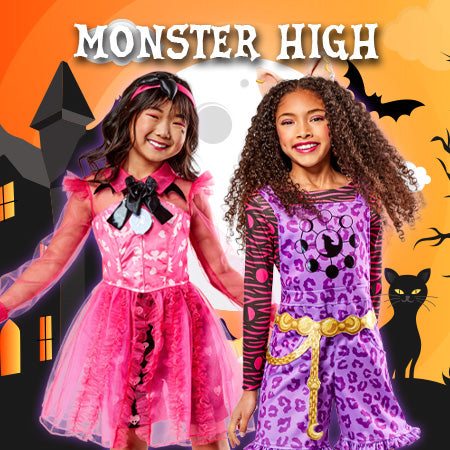 Werewolves, vampires and monsters all at school together? It must be Monster High! For a fun Halloween 2026 dress-up option check out the Monster High costumes online at Costume Super Centre Australia