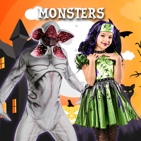 Get your fun and scary Monster costumes ready for Halloween 2026! Order online at Costume Super Centre Australia