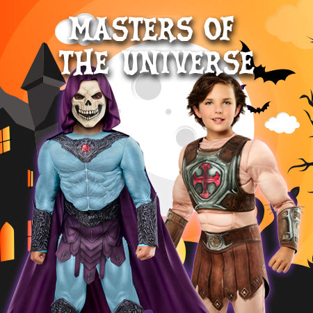 Heroes and villains are popular for Halloween 2026! Check out the latest Masters of the Universe costumes for kids and adults, so you can be He-Man, Skeletor or Teala. Shop online at Costume Super Centre Australia
