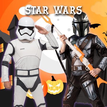 Star Wars brings you a great selection of Halloween 2026 costumes, whether you want to belong to the Dark Side or battle against them! Order online at Costume Super Centre Australia