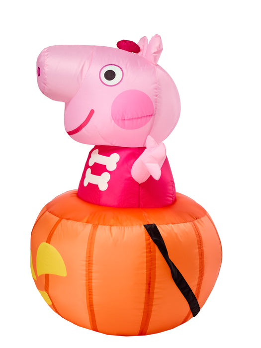 Peppa Pig Light Up 134cm Tall Inflatable Lawn Prop - Peppa Pig