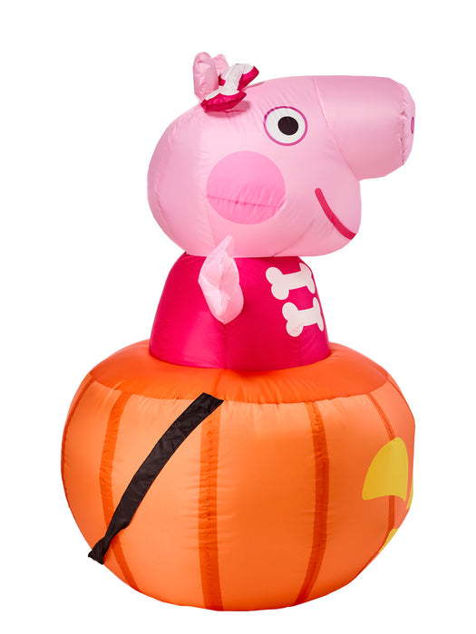 Peppa Pig Light Up 134cm Tall Inflatable Lawn Prop - Peppa Pig