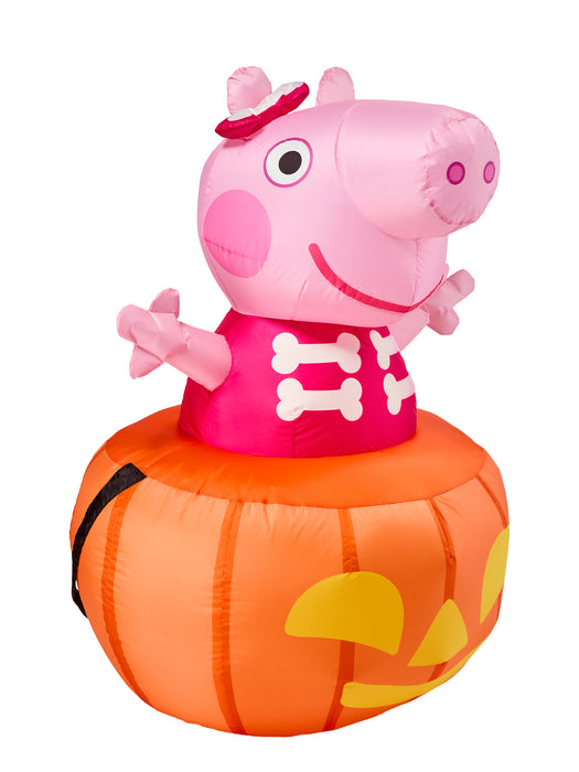 Peppa Pig Light Up 134cm Tall Inflatable Lawn Prop - Peppa Pig