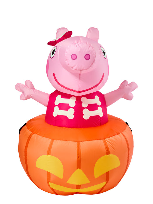 Peppa Pig Light Up 134cm Tall Inflatable Lawn Prop - Peppa Pig