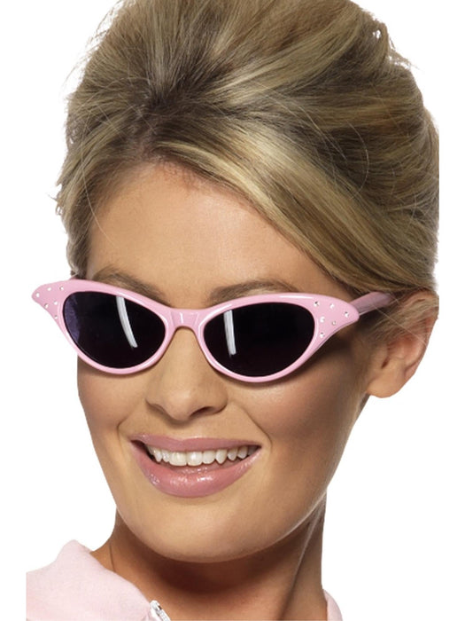Buy 50s Pink Rock & Roll Specs for Adults from Costume Super Centre AU