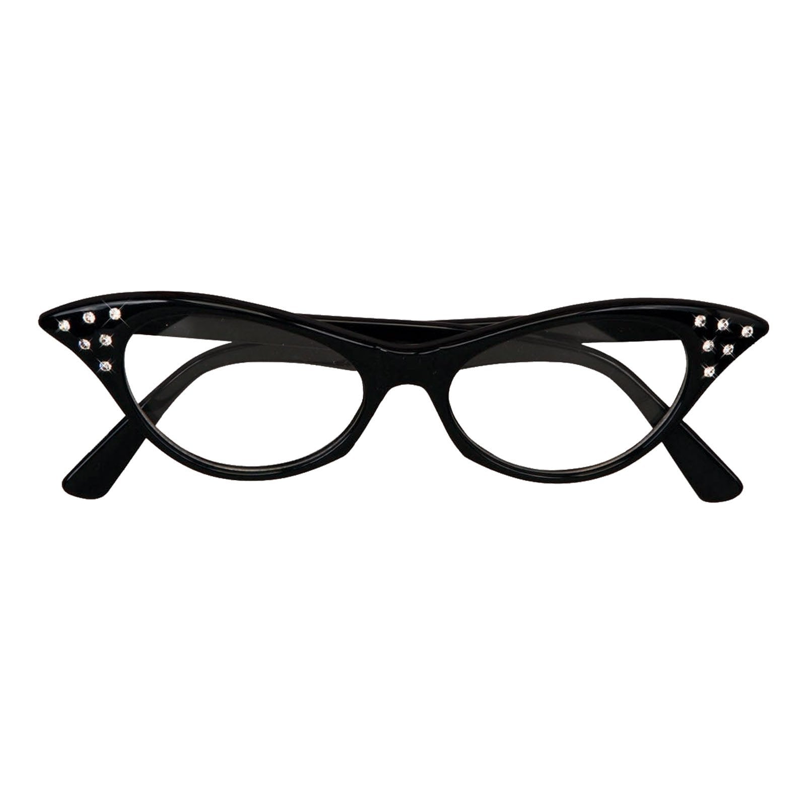 50's Style Black Glasses for Kids Adults Costume Super Centre