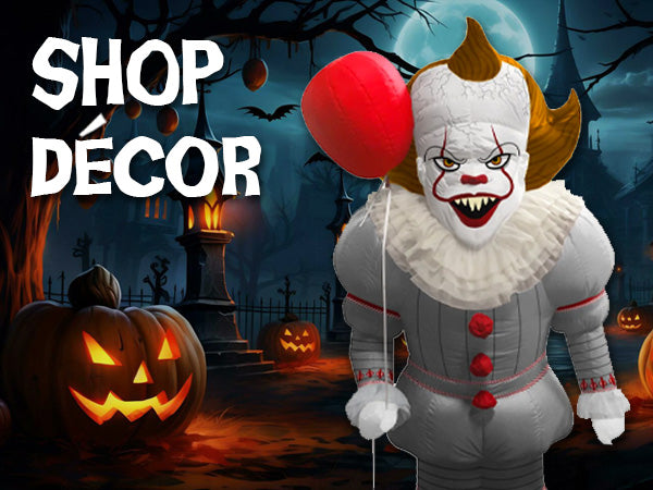 Get your house to dress the part this Halloween! Update outside with an outdoor inflatable Pennywise or Star Wars mini fences, then bring the party inside with creepy signs, figures and cobwebs. We'll get the Halloween party started to Costume Super Centre Australia