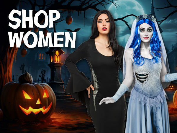 Halloween 2023 costumes for women bring a fun new range. From witches to Wednesday, Beetlejuice to the Corpse Bride, there's something to bring out your Halloween Spirit at Costume Super Centre Australia