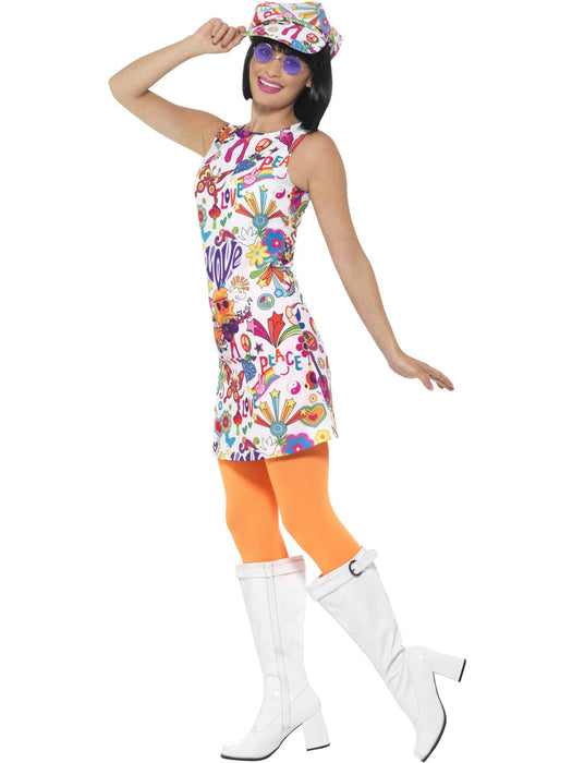 Buy 60s Groovy Check Costume for Adults from Costume Super Centre AU
