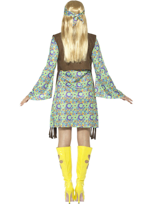 Buy 60s Hippie Chick Costume w Tassels for Adults from Costume Super Centre AU
