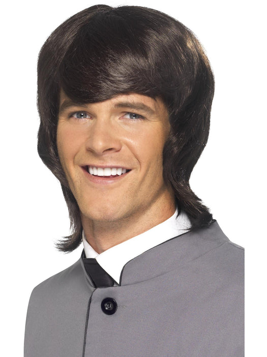 Buy 60s Male Mod Wig for Adults - Brown from Costume Super Centre AU