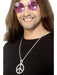 Buy 60s Peace Sign Hippie Medallion Accessory for Adults - Silver from Costume Super Centre AU