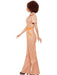 Buy 70s Chic Orange Jumpsuit Costume for Adults from Costume Super Centre AU