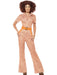 Buy 70s Chic Orange Jumpsuit Costume for Adults from Costume Super Centre AU