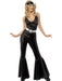 Buy 70s Diva Black Flared Jumpsuit Costume for Adults from Costume Super Centre AU