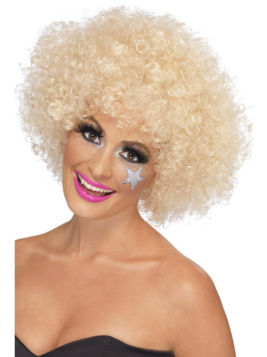 Buy 70s Funky Afro Wig for Adults - Blonde from Costume Super Centre AU
