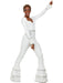 Buy 70s Glam White Bell-Bottom Deluxe Costume for Adults from Costume Super Centre AU
