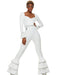 Buy 70s Glam White Bell-Bottom Deluxe Costume for Adults from Costume Super Centre AU
