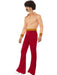 Buy 70s Guy Orange & Red Costume for Adults from Costume Super Centre AU