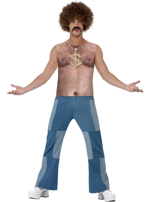 Buy 70s Hairy Chest Top for Adults from Costume Super Centre AU