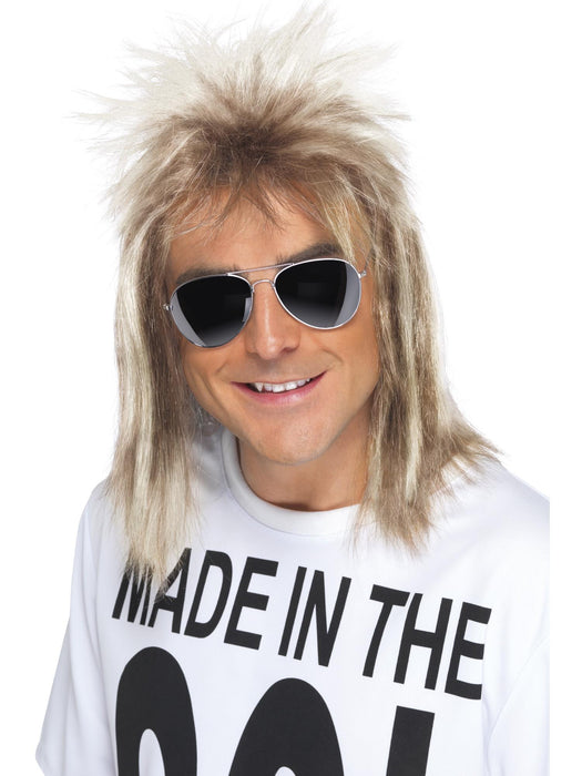 Buy 80s Blonde Mullet Wig for Adults from Costume Super Centre AU