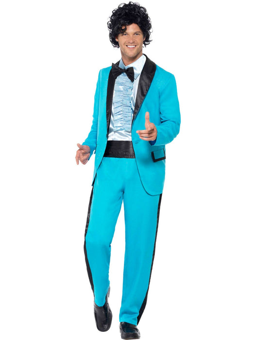 Buy 80s Blue Prom King Costume for Adults from Costume Super Centre AU