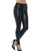 Buy 80s Metallic Black Disco Leggings for Adults from Costume Super Centre AU