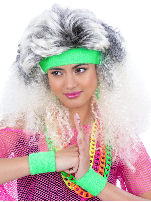 Buy 80s Neon Sweatbands for Adults - Green from Costume Super Centre AU