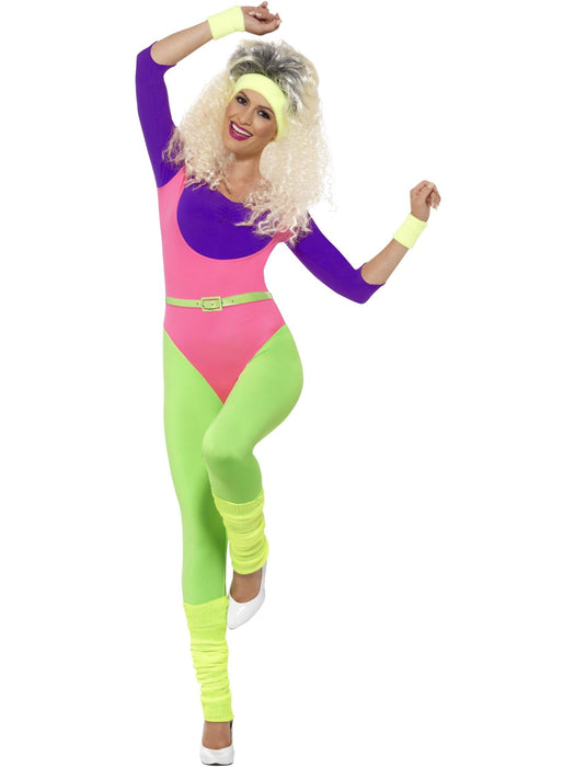 Buy 80s Neon Work Out Costume for Adults from Costume Super Centre AU